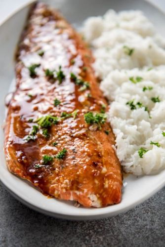 Korean BBQ Grilled Salmon
