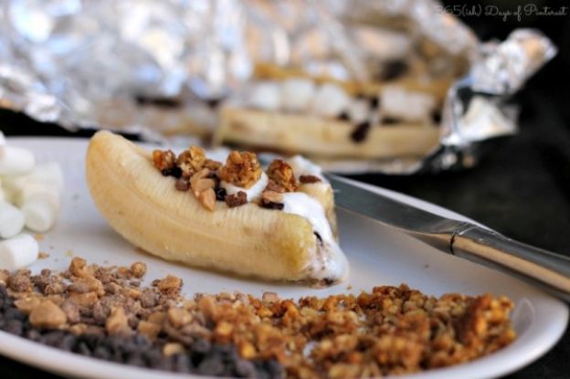 Grilled Banana S'mores