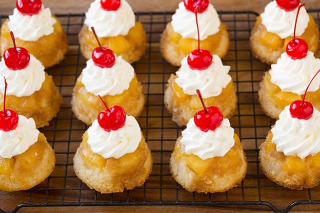 Pineapple Upside Down Cupcakes