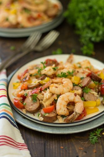 Wholesome Sheet Pan Jambalaya