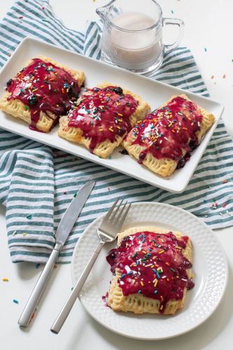 Homemade Vegan Blueberry Pop Tarts