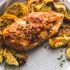 One Pan Baked Lemon Chicken and Artichokes