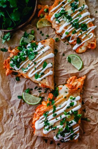 Buffalo Chicken Quesadilla