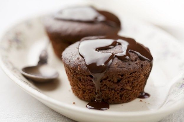 Mini chocolate lava cakes