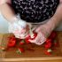 Fill the strawberries