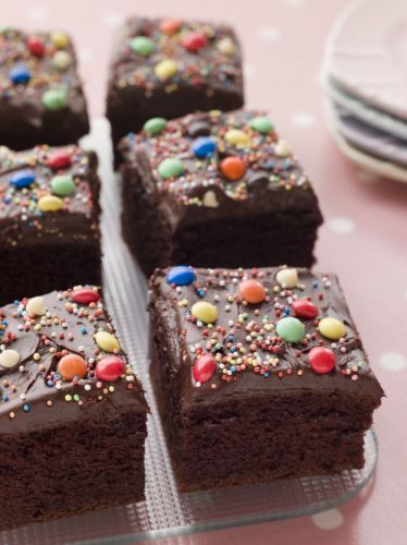 Mini M&M's brownies