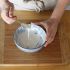 Mix well, then add just enough water until the preparation is slightly runny
