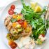 Grilled Halibut with Tomato Avocado Salsa