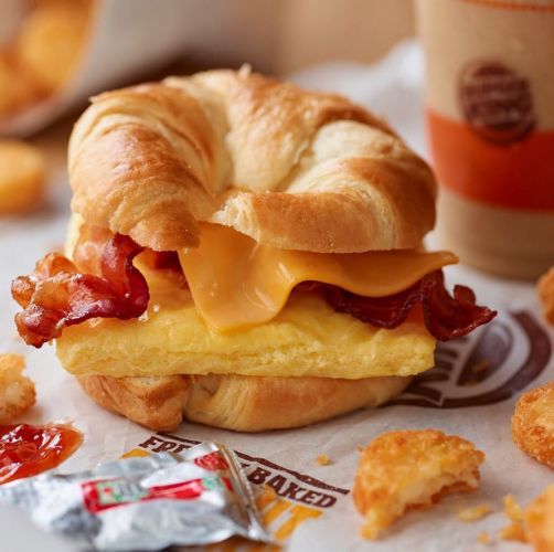 #10 - Burger King Bacon, Egg And Cheese Croissan'Wich