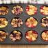 Mini French toasts with fruit or chocolate