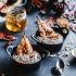 Spiced Quinoa Pudding with Baked Pears Honey and Nuts