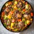 On- Pan Caribbean Jerk Chicken with Pineapple Coconut Rice