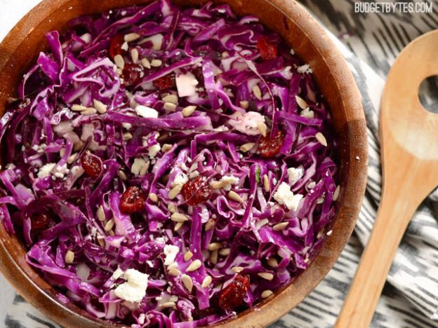Cabbage and cranberry salad