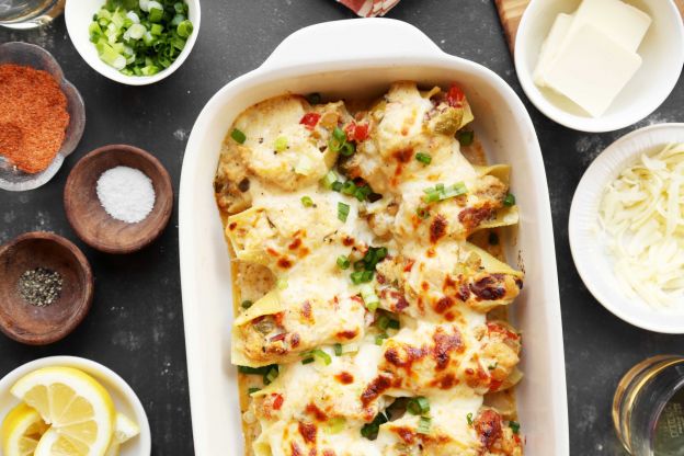 Cajun Stuffed Pasta Shells
