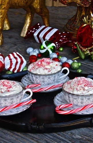 Candy cane cocoa
