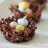 No-Bake Chocolate Egg Nest Cookies