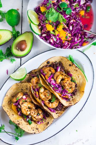 Caribbean Shrimp Tacos