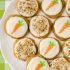 Carrot cake cookies with cream cheese frosting