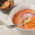 Minty carrot gazpacho