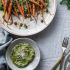 Carrot top hummus