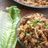 Cashew chicken lettuce wraps
