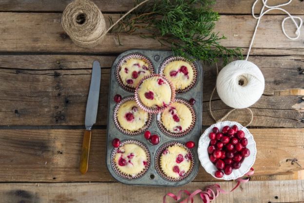 Cream cheese Cranberry Muffins