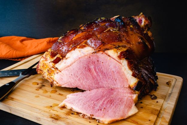 Kentucky Bourbon Glazed Ham