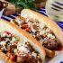 Greek-Style Sausage and Peppers Sandwich
