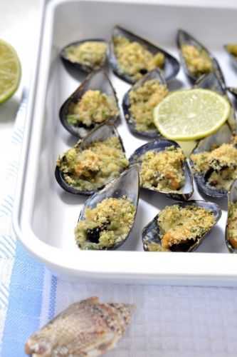 Stuffed mussels