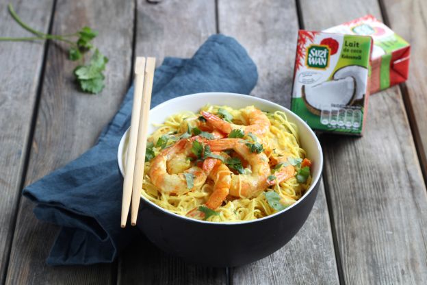 Coconut Curry Shrimp Bowls