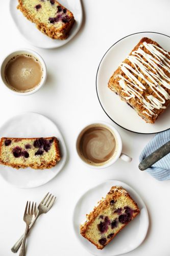Lemon Poppy Seed and Blueberry Streusel Pound Cake