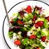 Strawberry Burrata Salad with Basil Vinaigrette