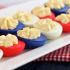 Red, White And Blue Deviled Eggs