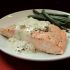 Champagne Poached Salmon with Champagne Cream Sauce