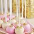 Serve Champagne cake pops