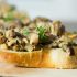 Roasted Garlic Mushroom Bruschetta