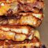 Sweet spicy caramelized onion BBQ grilled cheese