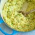 Cheesy Garlic Zucchini Rice