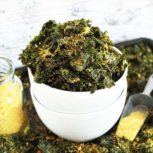 Cheesy Kale Chips