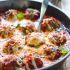 Cheesy meatball skillet