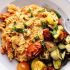 Cheesy Rotini Pasta with Roasted Vegetables