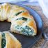 Cheesy spinach jalapeno crescent ring