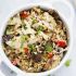 Cheesy mushroom quinoa