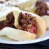 Cheesy sloppy dogs