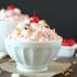Cherry walnut fluff salad