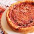 Chicago-style deep dish pizza
