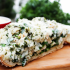 Stuffed chicken alfredo bread