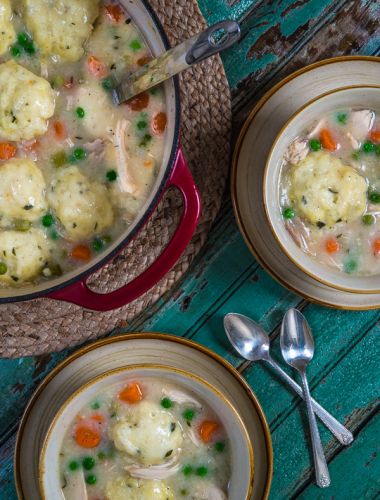 Chicken and Parmesan Sage Dumplings