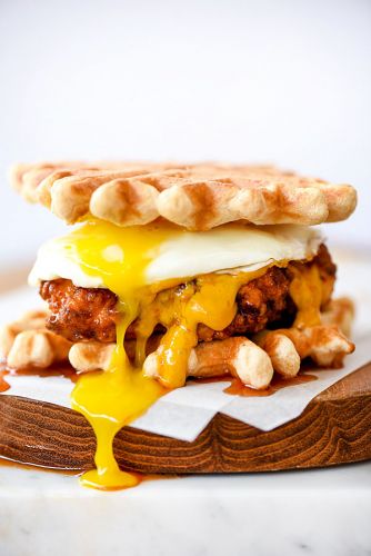 Chicken And Waffles Sliders