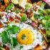 Chicken enchilada chilaquiles